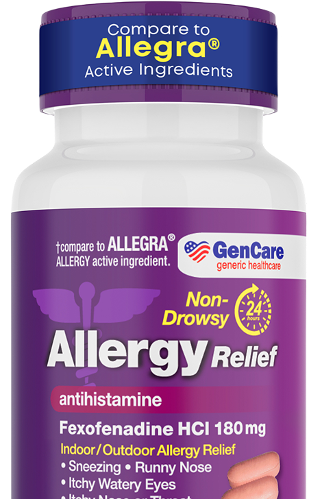 GenCare Allergy Relief antihistamine fexafenadine HCI 180 mg