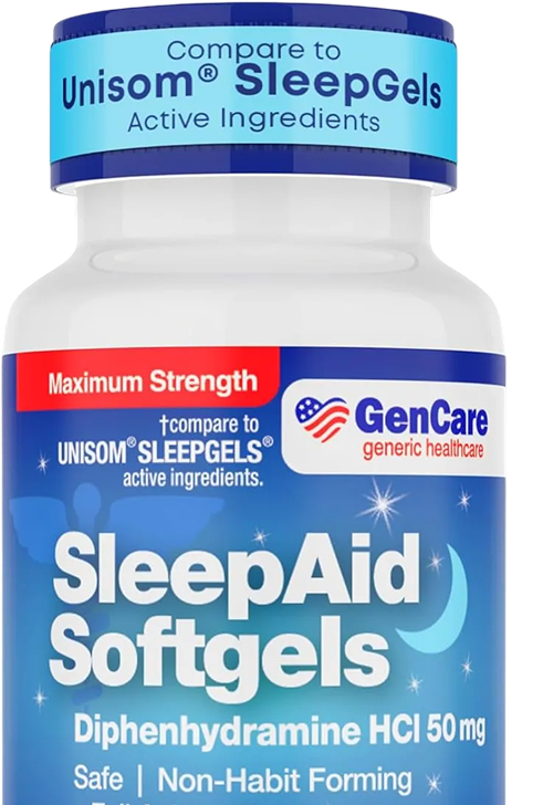 GenCare SleepAid Softgels diphenhydramine HCI 50 mg